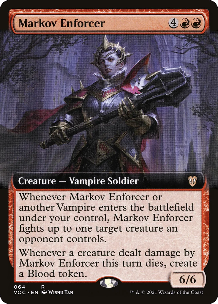 Markov Enforcer · Crimson Vow Commander