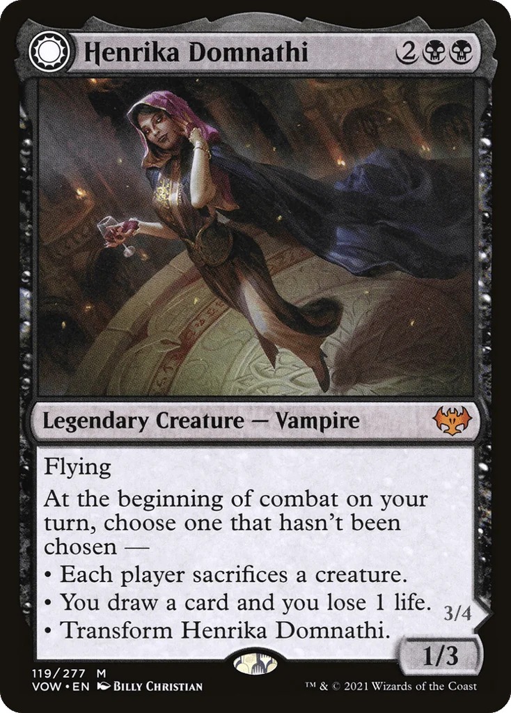 Henrika Domnathi // Henrika, Infernal Seer · Innistrad: Crimson Vow