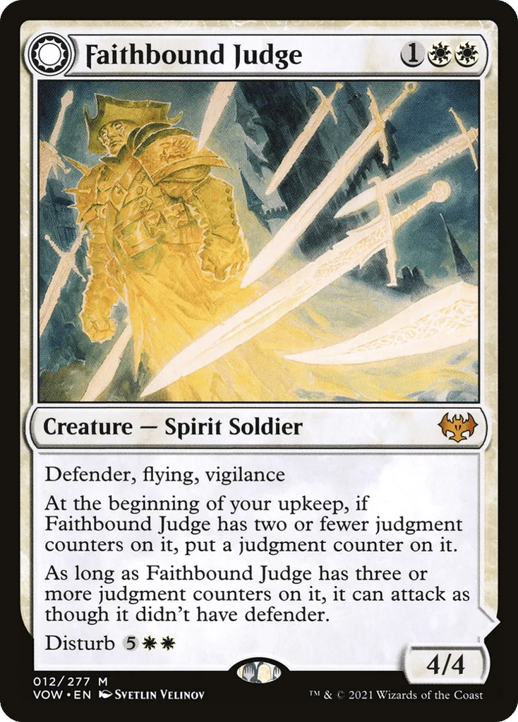 Faithbound Judge // Sinner's Judgment · Innistrad: Crimson Vow