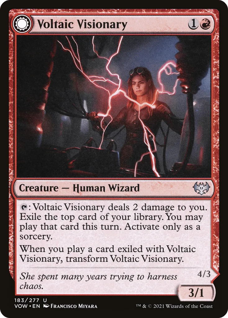 Voltaic Visionary // Volt-Charged Berserker · Innistrad: Crimson Vow