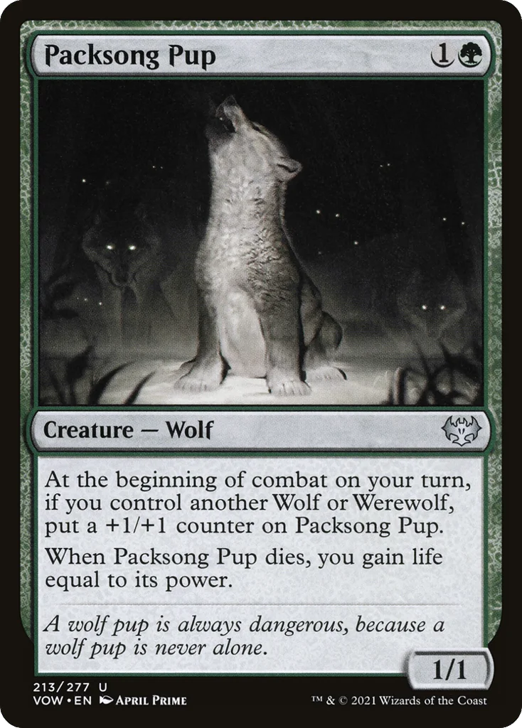 Packsong Pup · Innistrad: Crimson Vow