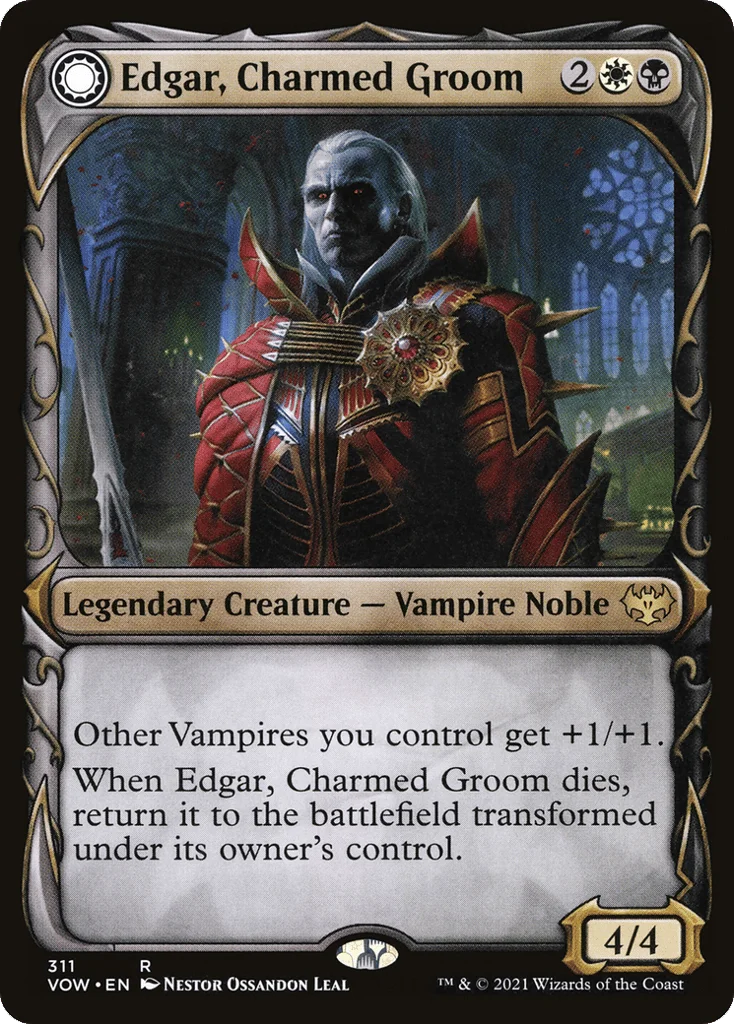 Edgar, Charmed Groom // Edgar Markov's Coffin · Innistrad: Crimson Vow