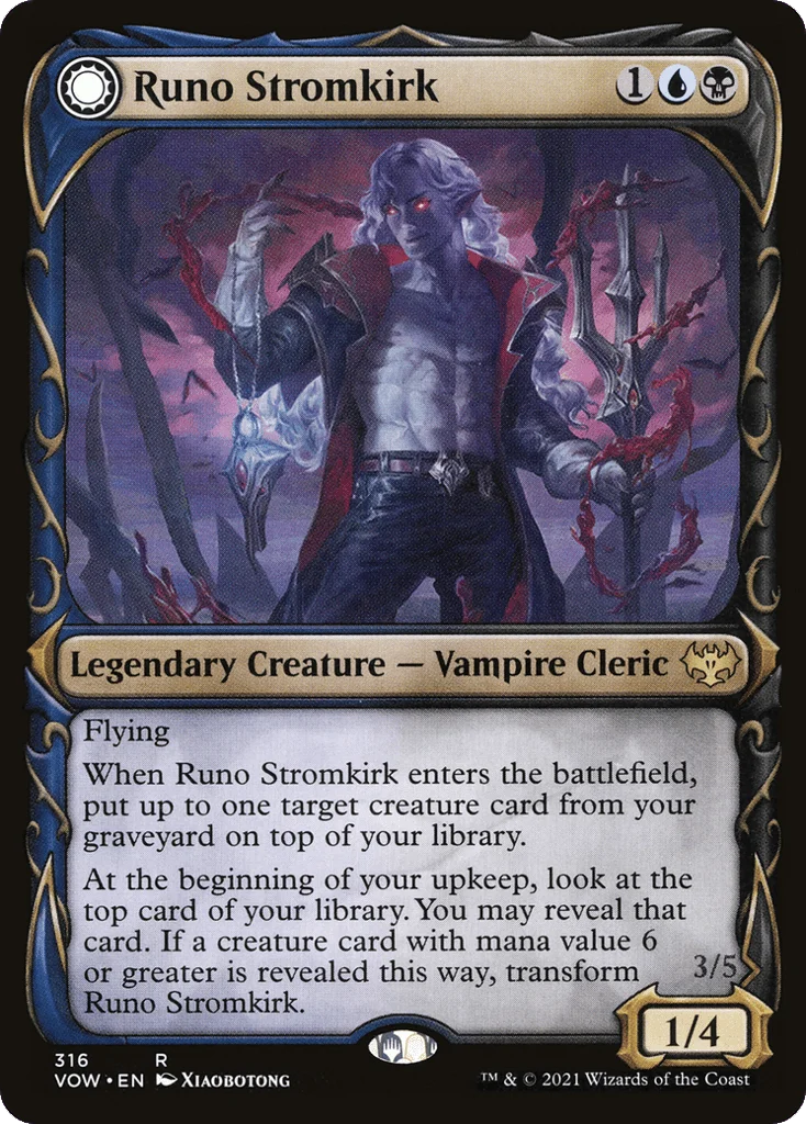 Runo Stromkirk // Krothuss, Lord of the Deep · Innistrad: Crimson Vow