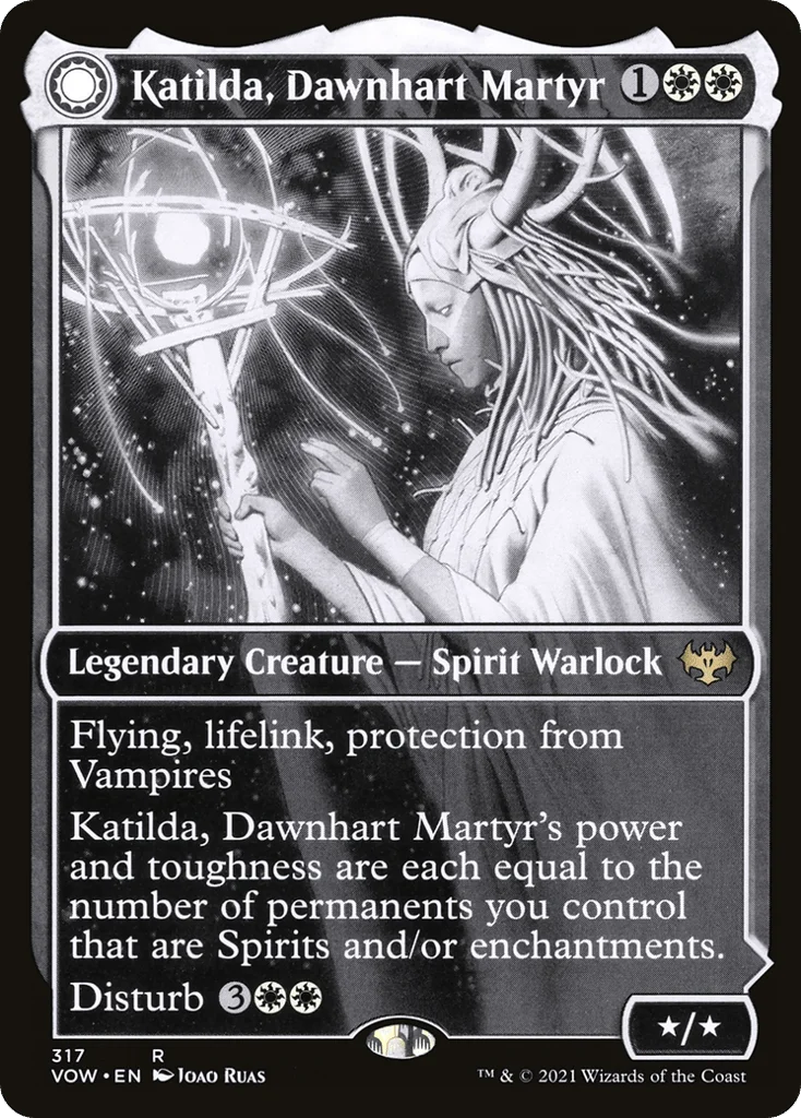 Katilda, Dawnhart Martyr // Katilda's Rising Dawn · Innistrad: Crimson Vow