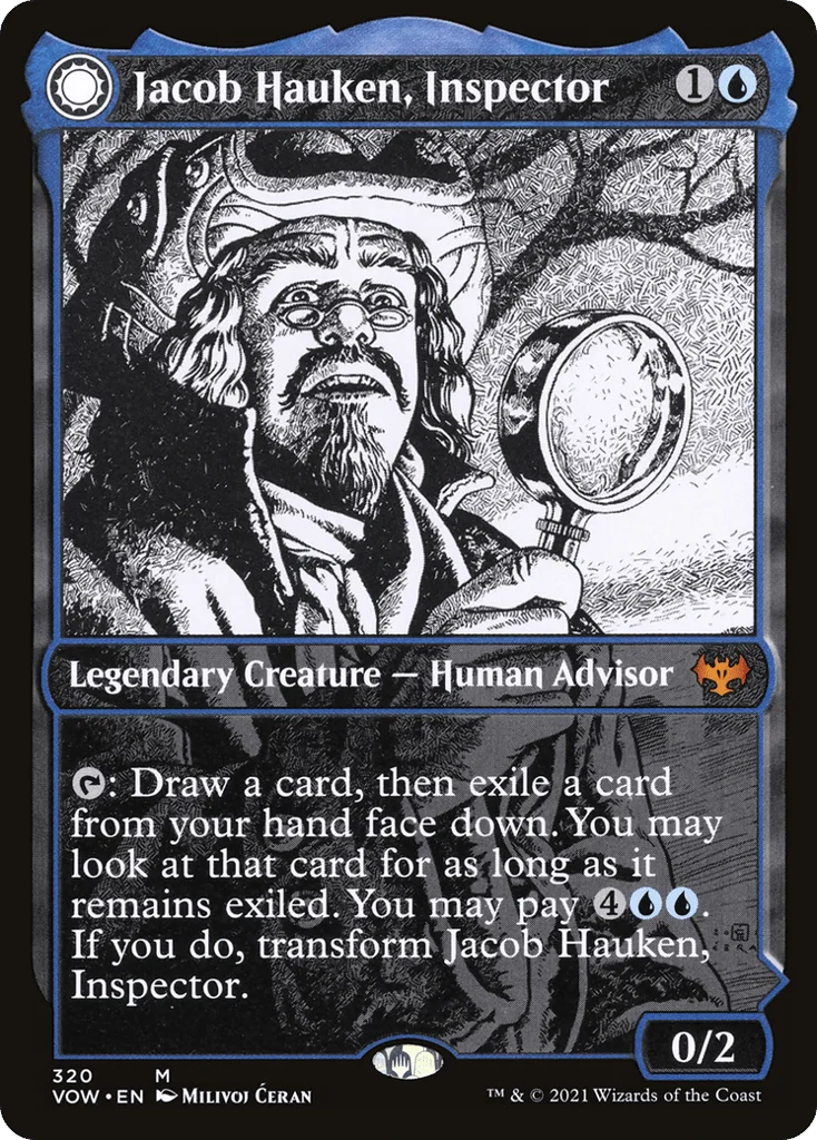 Jacob Hauken, Inspector // Hauken's Insight · Innistrad: Crimson Vow