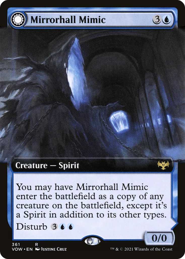 Mirrorhall Mimic // Ghastly Mimicry · Innistrad: Crimson Vow