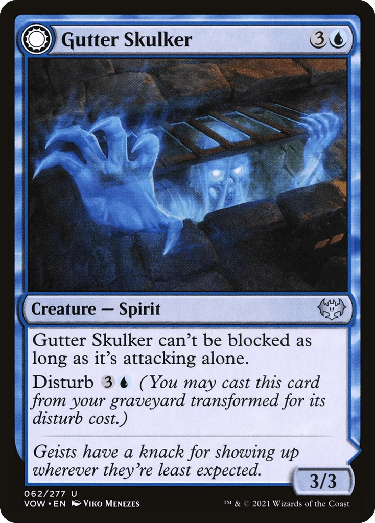 Gutter Skulker // Gutter Shortcut · Innistrad: Crimson Vow