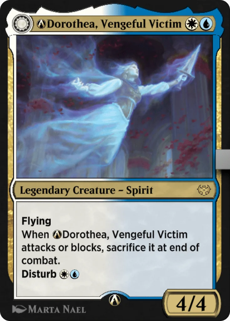 A-Dorothea, Vengeful Victim // A-Dorothea's Retribution · Innistrad: Crimson Vow