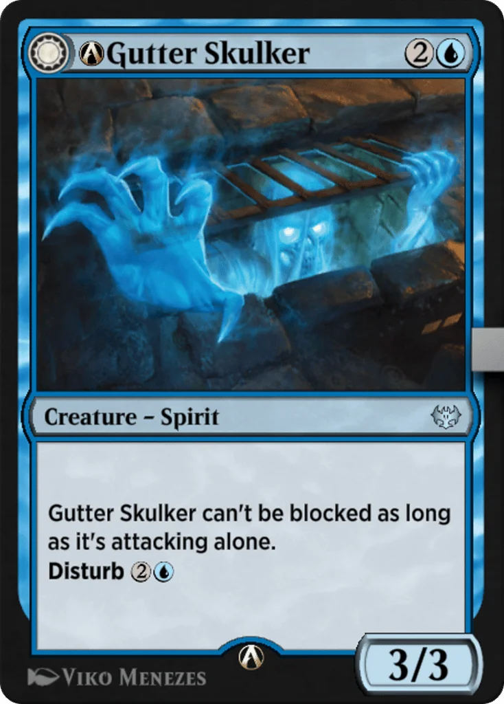A-Gutter Skulker // A-Gutter Shortcut · Innistrad: Crimson Vow