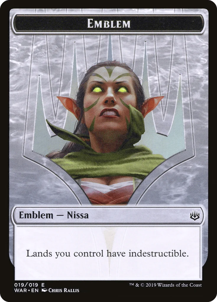 Nissa, Who Shakes the World Emblem · War of the Spark