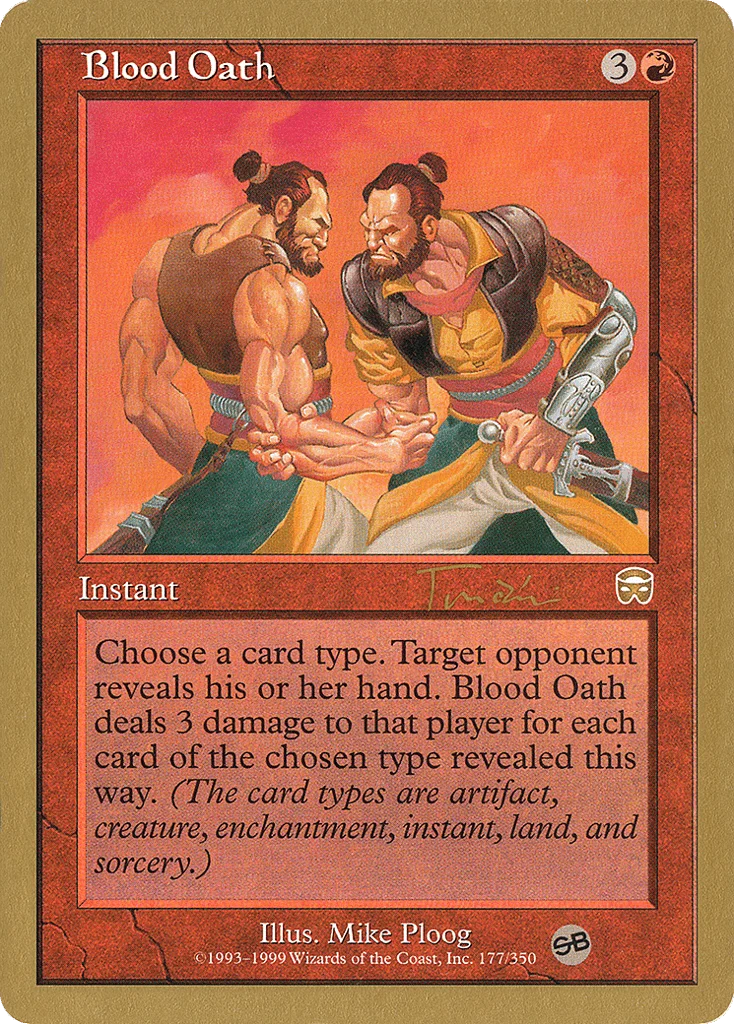 Blood Oath · World Championship Decks 2001