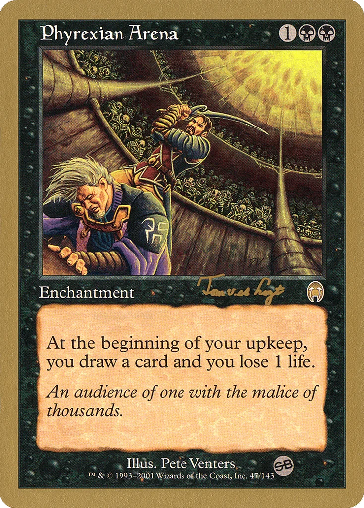 Phyrexian Arena · World Championship Decks 2001