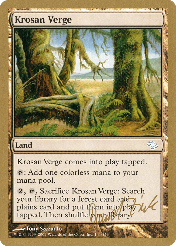 Krosan Verge · World Championship Decks 2003