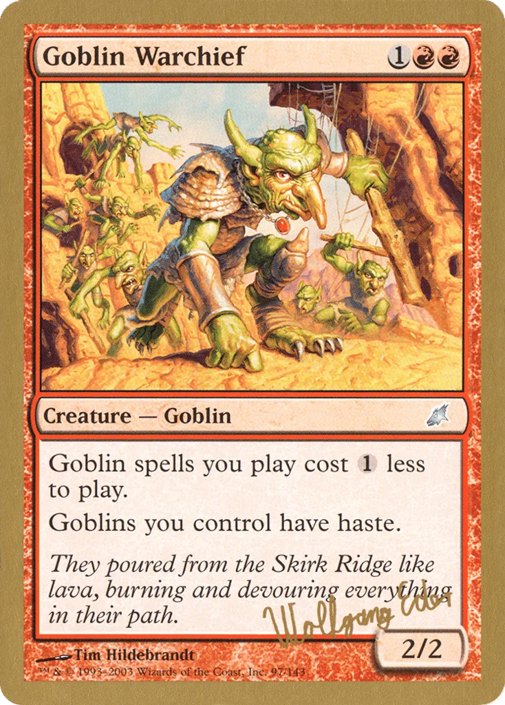 Goblin Warchief · World Championship Decks 2003