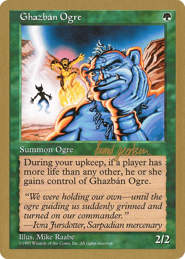Ghazbán Ogre · World Championship Decks 1997