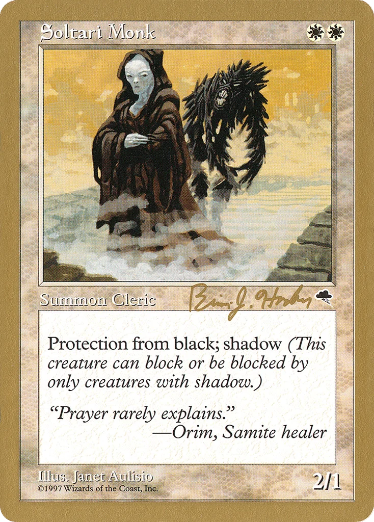 Soltari Monk · World Championship Decks 1998