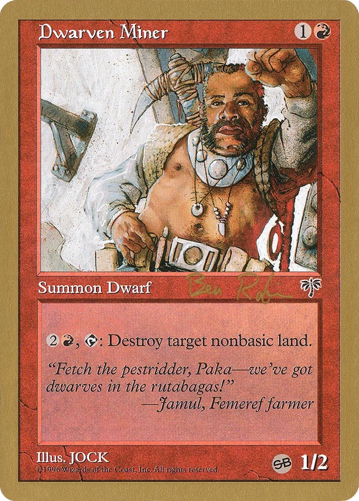Dwarven Miner · World Championship Decks 1998