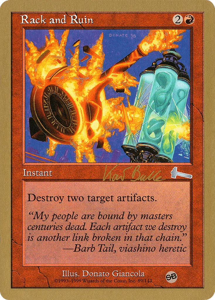 Rack and Ruin · World Championship Decks 1999