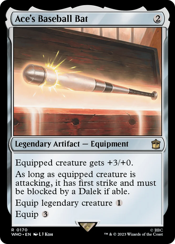 Ace's Baseball Bat · Doctor Who