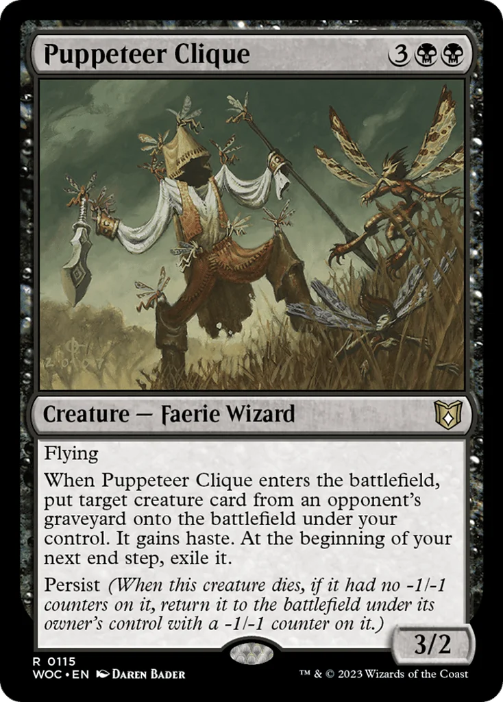 Puppeteer Clique · Wilds of Eldraine Commander