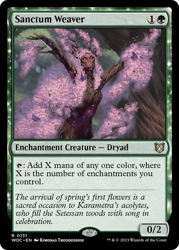 Sanctum Weaver · Wilds of Eldraine Commander