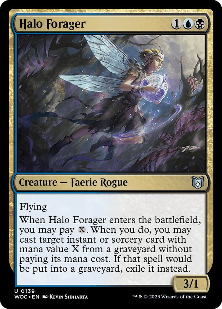 Halo Forager · Wilds of Eldraine Commander