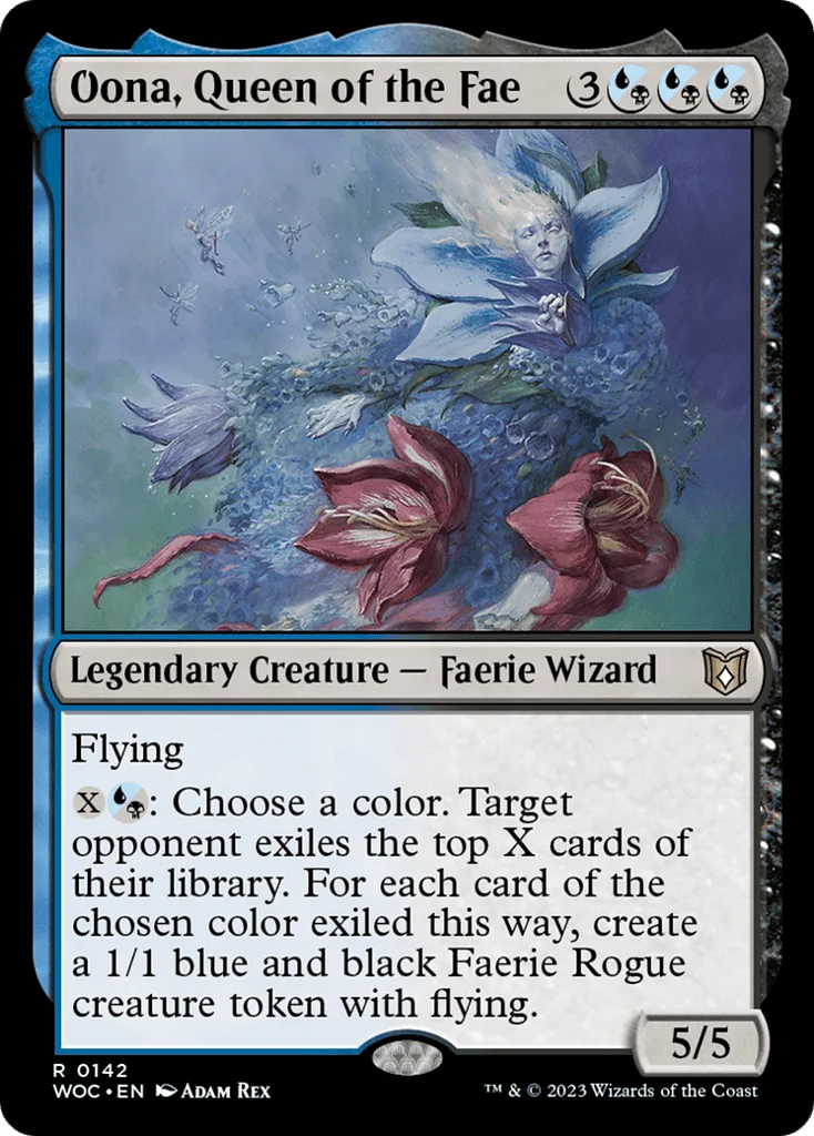 Oona, Queen of the Fae · Wilds of Eldraine Commander