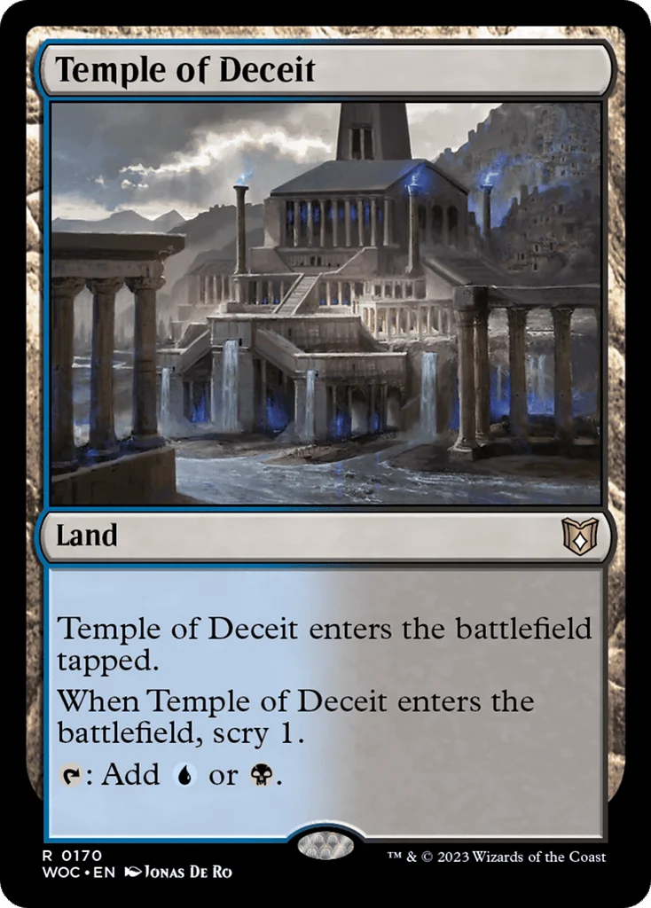 Temple of Deceit · Wilds of Eldraine Commander