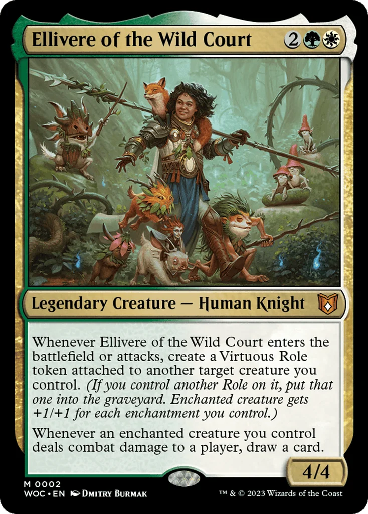 Ellivere of the Wild Court · Wilds of Eldraine Commander