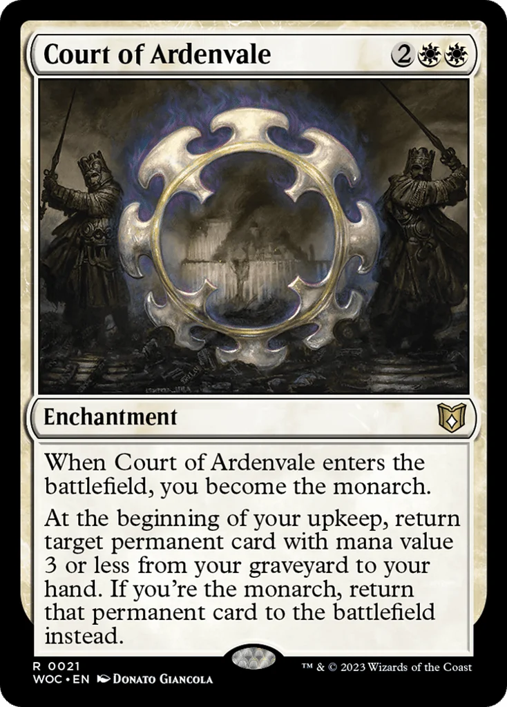 Court of Ardenvale · Wilds of Eldraine Commander