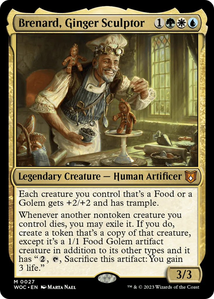 Brenard, Ginger Sculptor · Wilds of Eldraine Commander