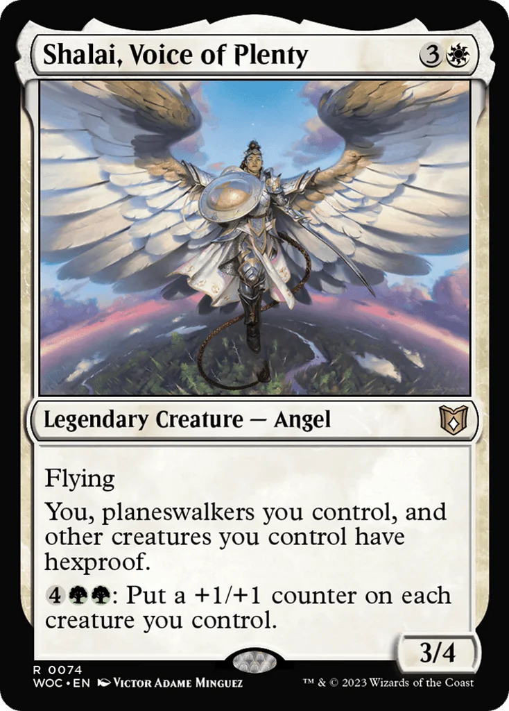 Shalai, Voice of Plenty · Wilds of Eldraine Commander
