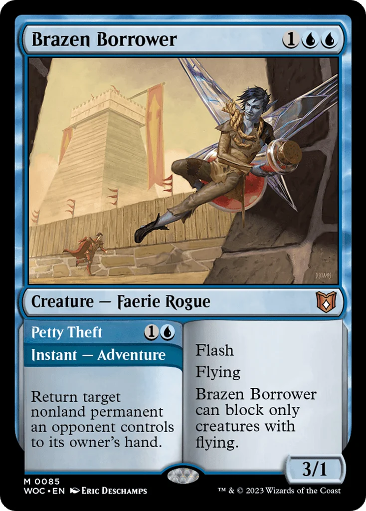 Brazen Borrower // Petty Theft · Wilds of Eldraine Commander