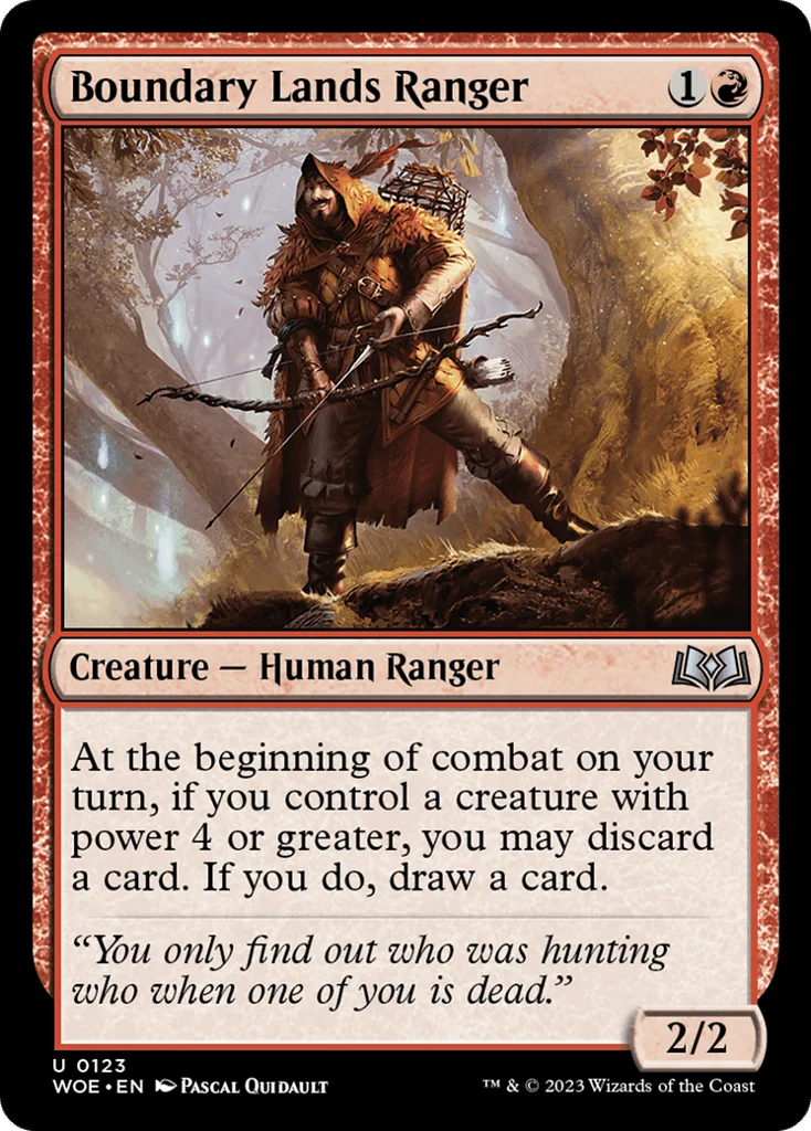 Boundary Lands Ranger · Wilds of Eldraine