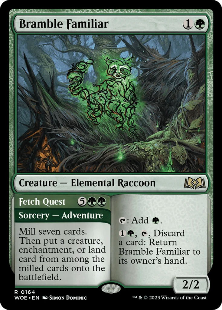 Bramble Familiar // Fetch Quest · Wilds of Eldraine