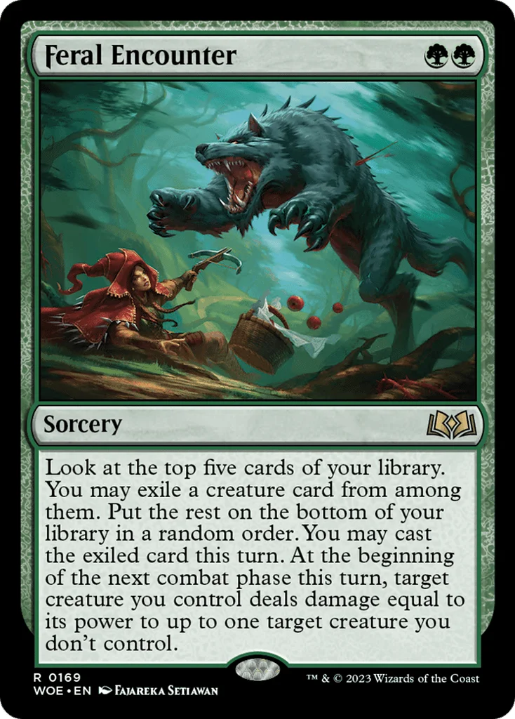 Feral Encounter · Wilds of Eldraine