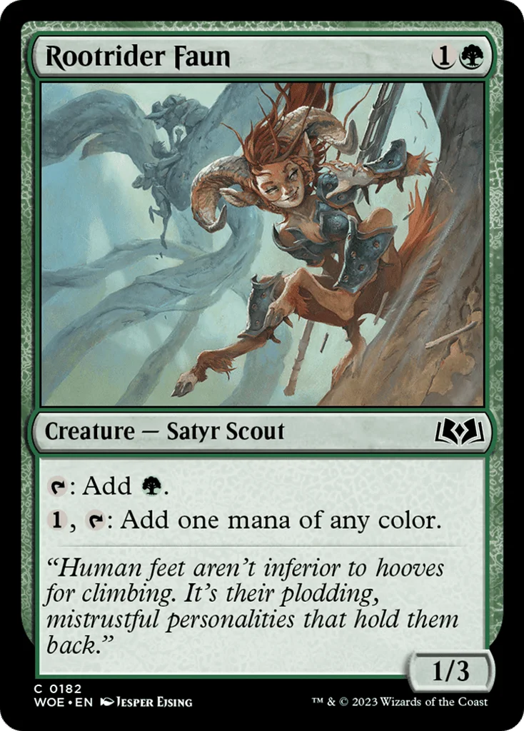 Rootrider Faun · Wilds of Eldraine