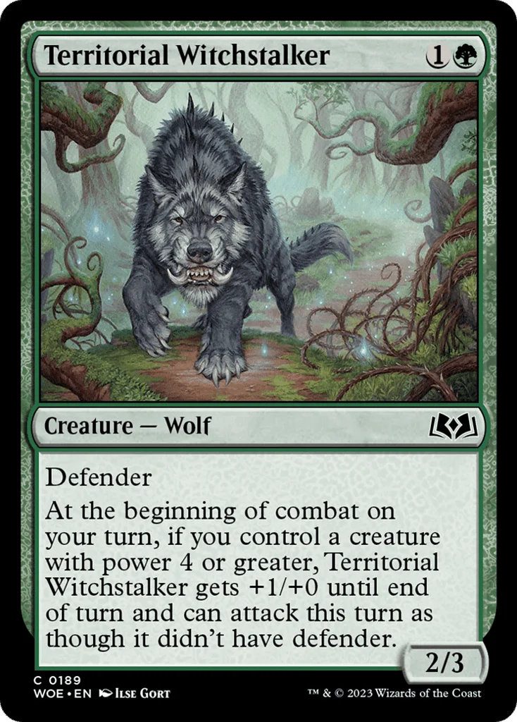 Territorial Witchstalker · Wilds of Eldraine