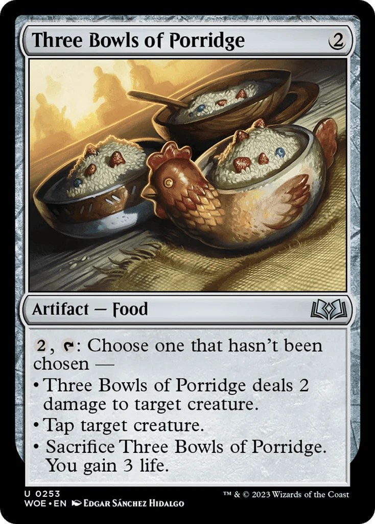 Three Bowls of Porridge · Wilds of Eldraine