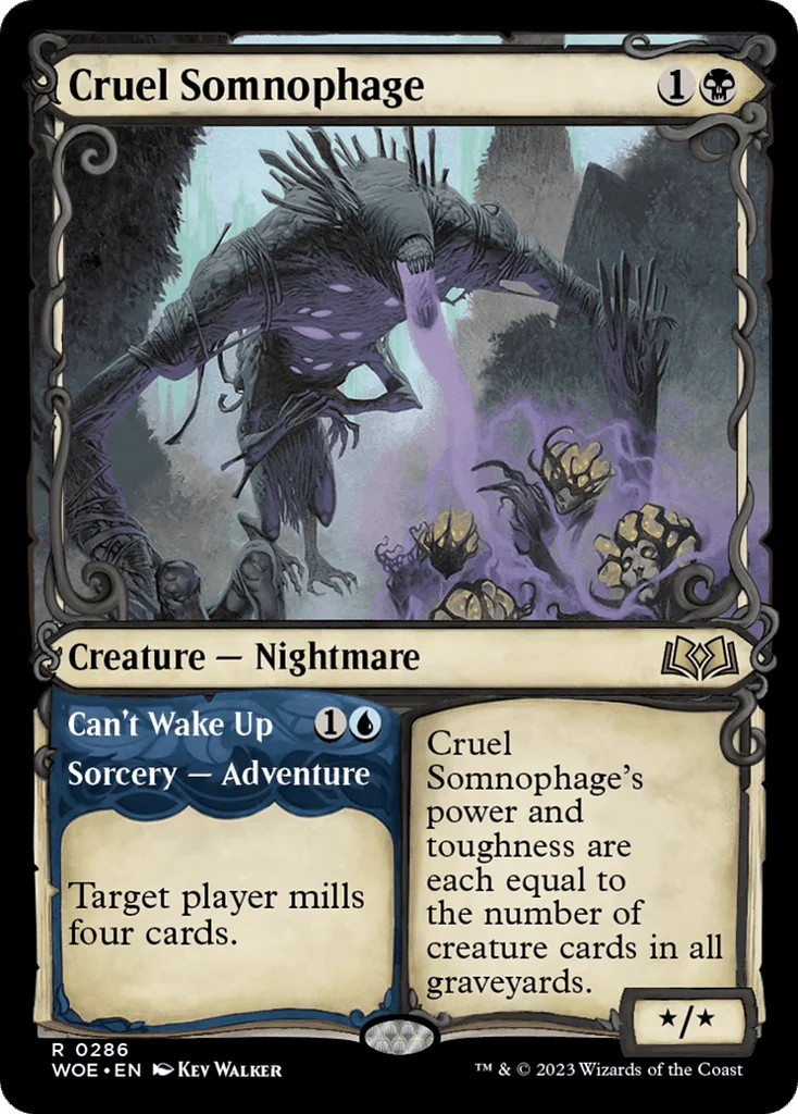 Cruel Somnophage // Can't Wake Up · Wilds of Eldraine