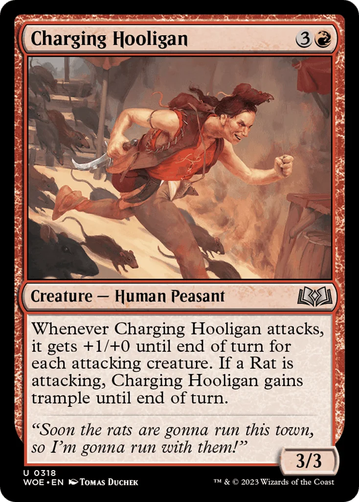 Charging Hooligan · Wilds of Eldraine