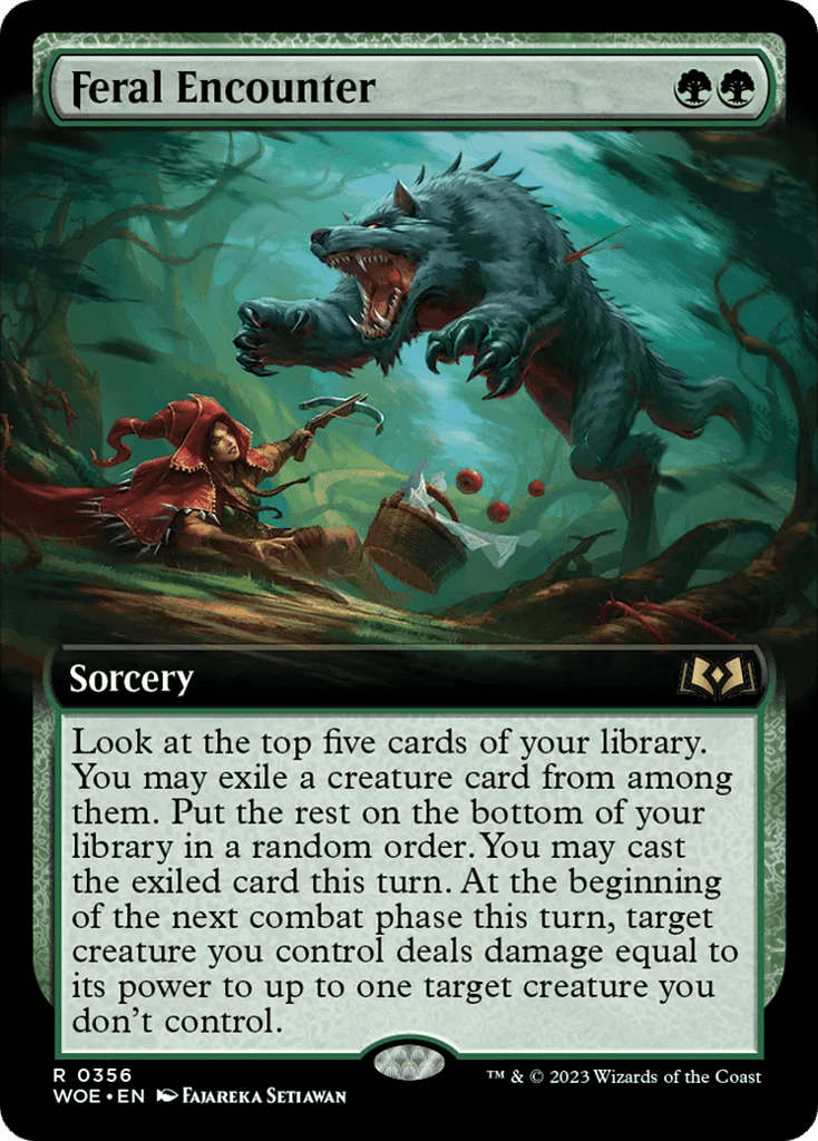 Feral Encounter · Wilds of Eldraine
