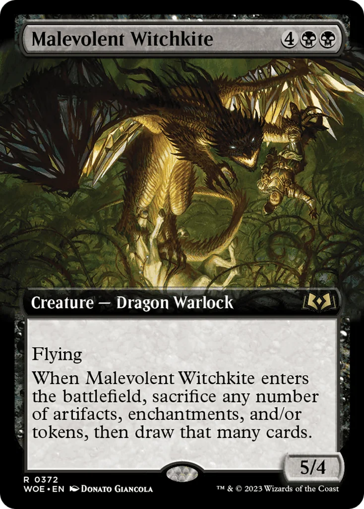 Malevolent Witchkite · Wilds of Eldraine