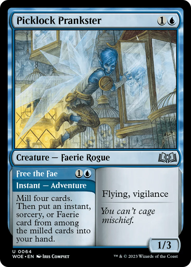 Picklock Prankster // Free the Fae · Wilds of Eldraine
