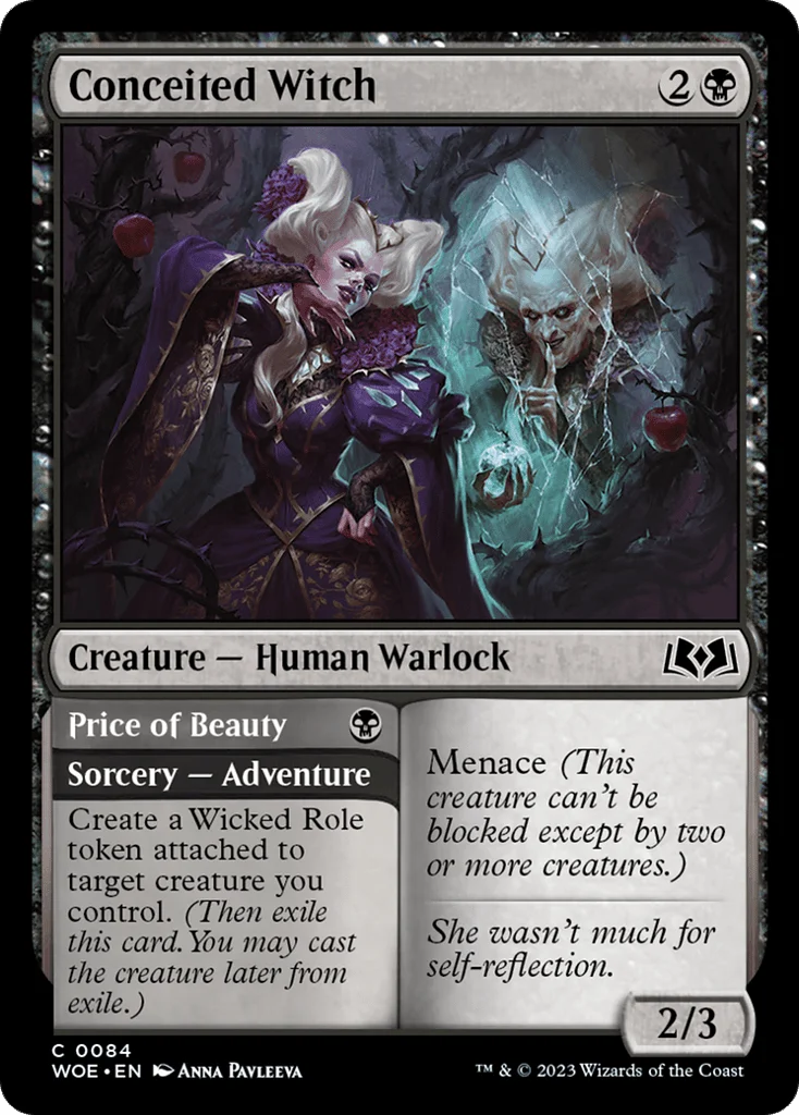 Conceited Witch // Price of Beauty · Wilds of Eldraine