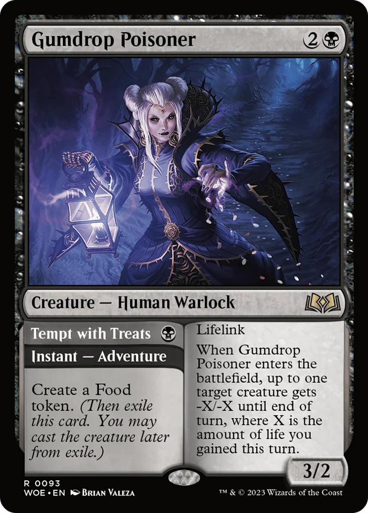 Gumdrop Poisoner // Tempt with Treats · Wilds of Eldraine
