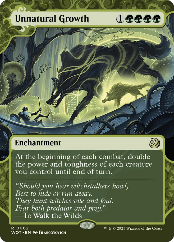 Unnatural Growth · Wilds of Eldraine: Enchanting Tales