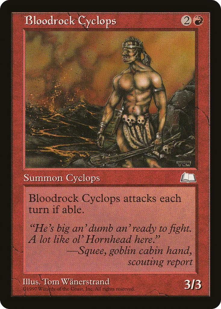 Bloodrock Cyclops · Weatherlight