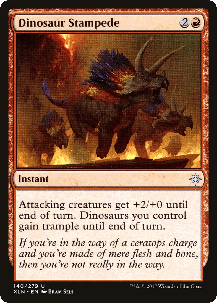 Dinosaur Stampede · Ixalan