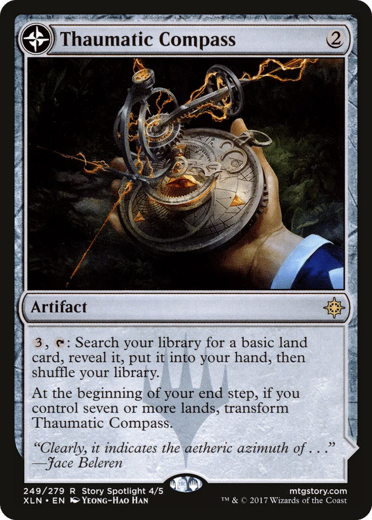 Thaumatic Compass // Spires of Orazca · Ixalan